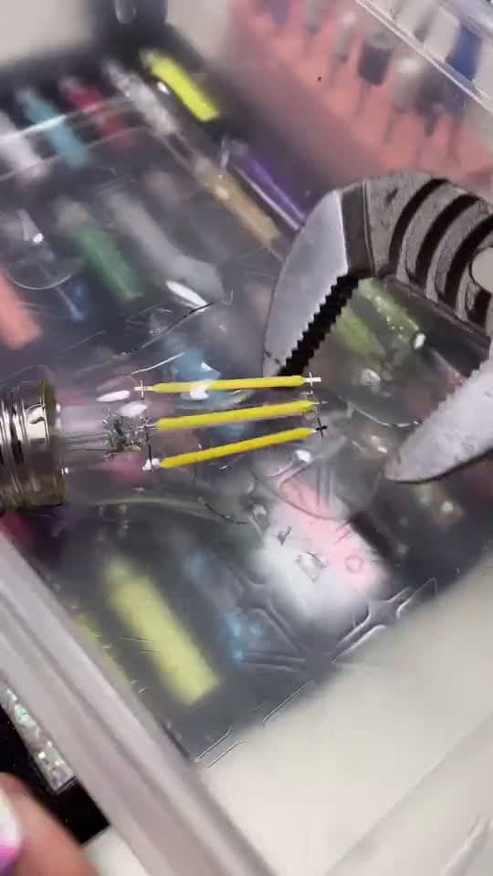 cover for Lightbulb Nail Hack 💡 Electrical Nail #nails #satisfying #oddlysatisfying #scoopz  #viral  #fyp 