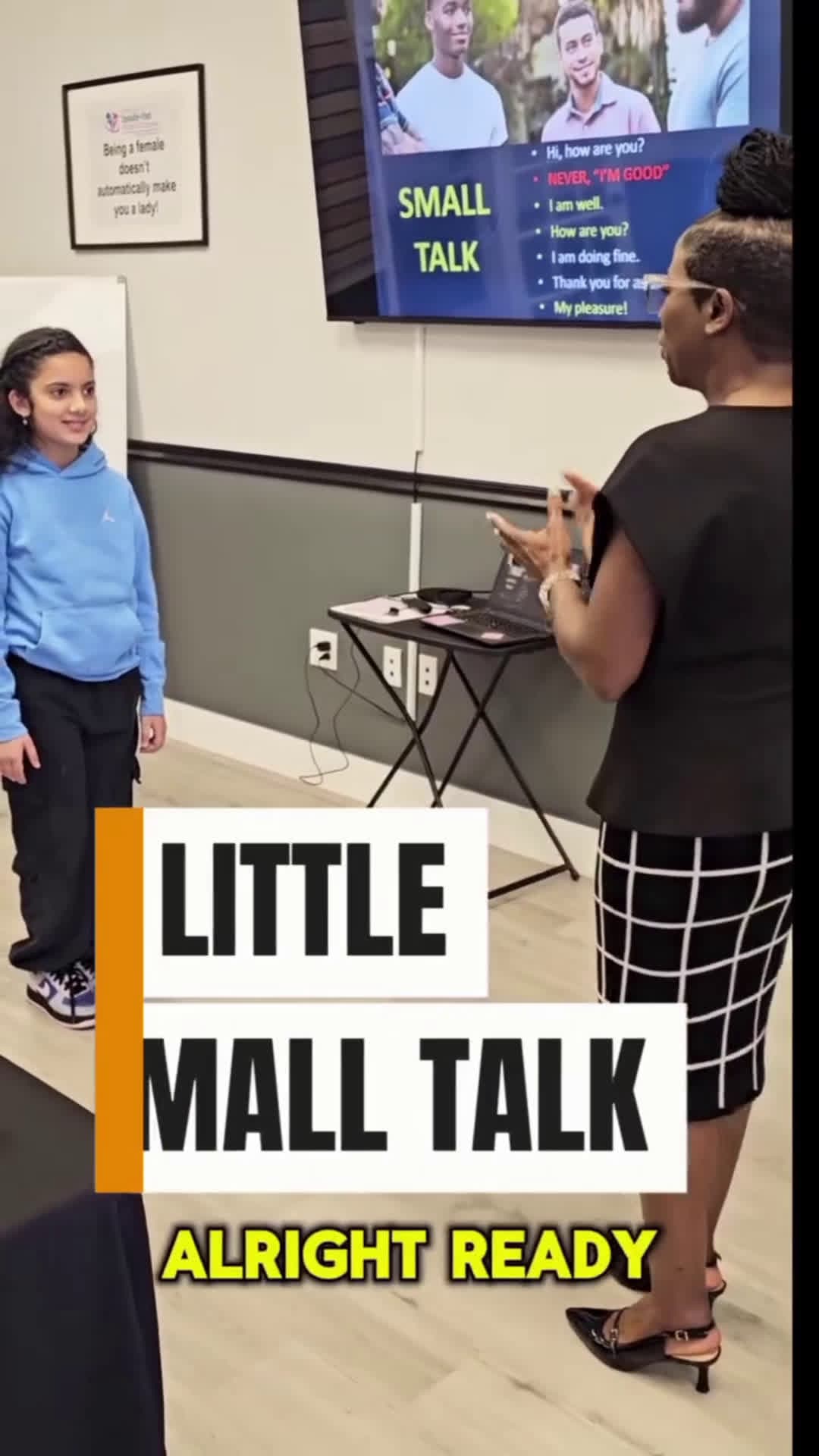 cover for a little small talk