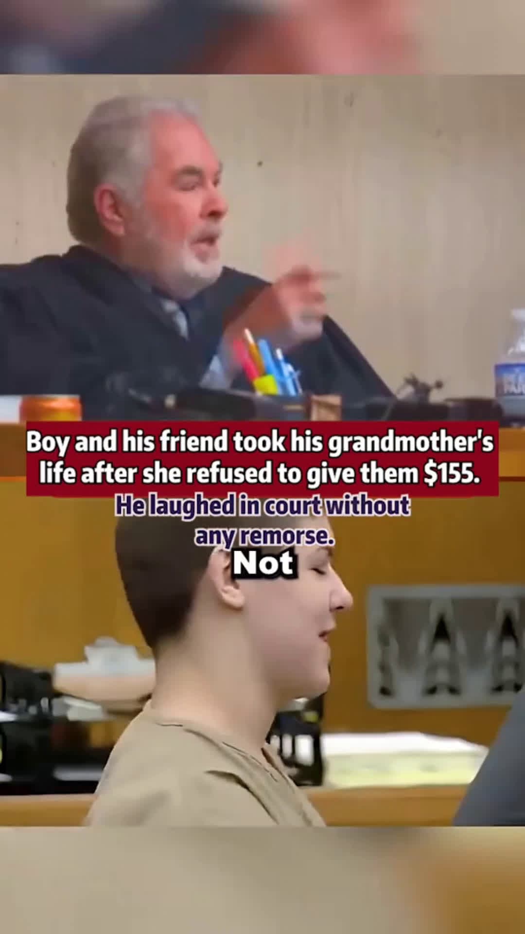 cover for The boy and his friend took his grandmother's life after she refused to give them $155 .#TrueCrime  #crime  #scoopz  #fyp  #police  #policeofficer  #foryou 