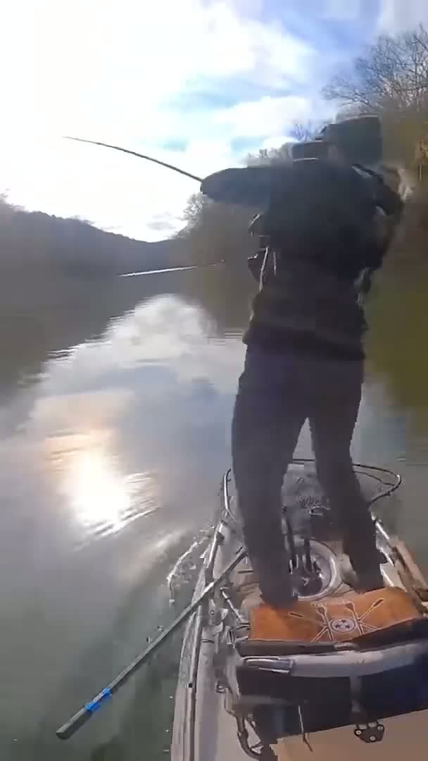 cover for This was INSANE! #sleighride #bigfish #fishing #fyp #viral 