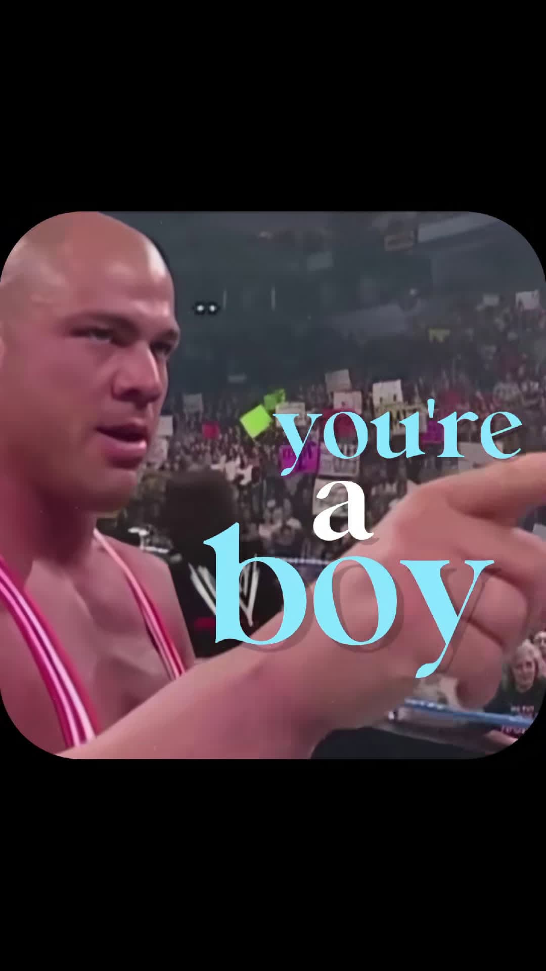 cover for #FirstVideoChallenge unscripted kurt angle core