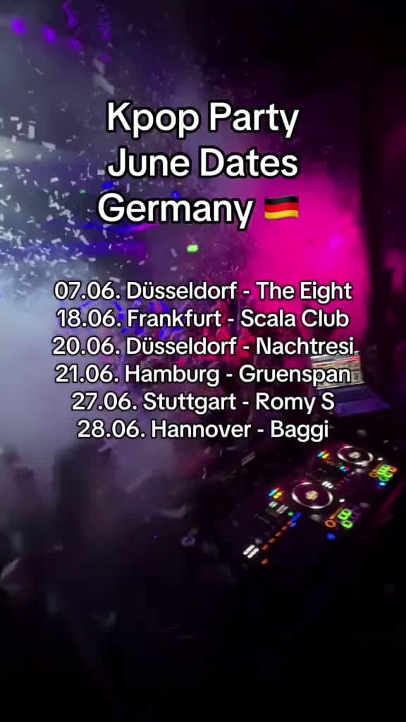cover for Kpop Party Dates in Germany - June 2023