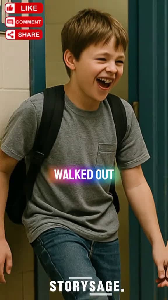 cover for A boy mocked his disabled classmate… until his dad stepped in. What happened next left the whole class speechless. 🧑‍🦽💔 His cruel joke turned into a powerful life lesson when his father made him read an apology in front of ever...