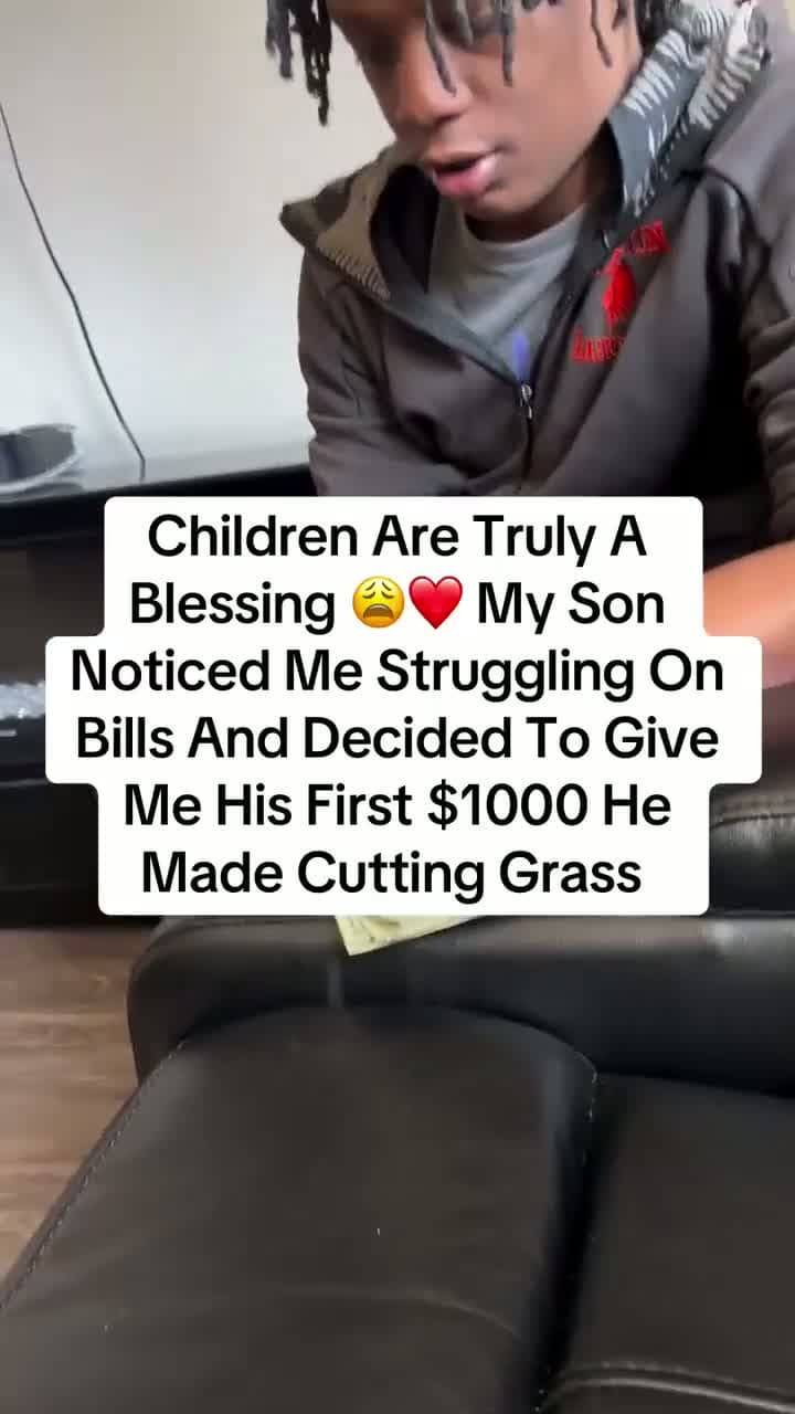 cover for Heartwarming moment: Son steps up to support his mom ❤️ #FamilyLove #MotherSon #InspiringActs