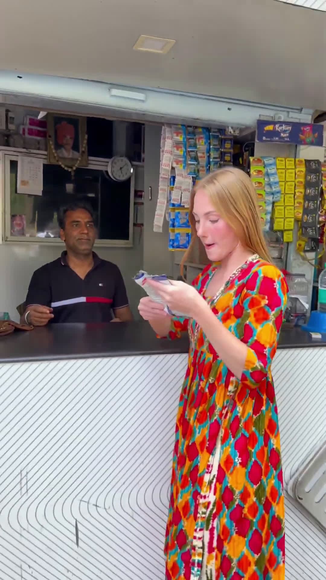 cover for She tried to save her chips but smth went wrongTypical situation in India funny viral india