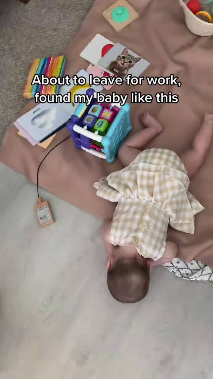 cover for When nap time means any time, anywhere! 😂 #SleepyBaby #CuteMoments #BabyNap 💕