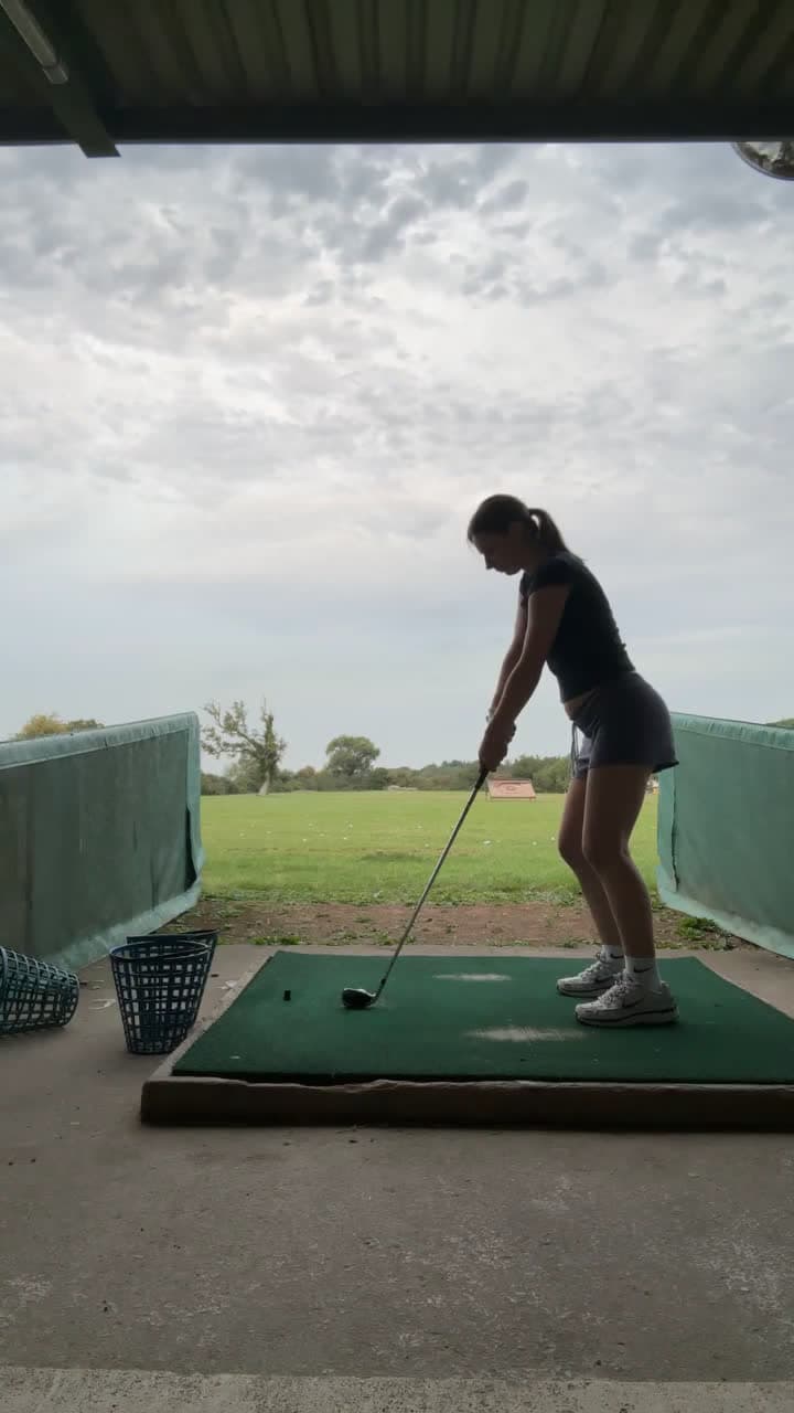 cover for Week 2 of golf and I can't figure out my swing - what am I doing wrong? 🏌️‍♂️ Drop tips and root me on! #Golf #BeginnerGolf #SwingTips