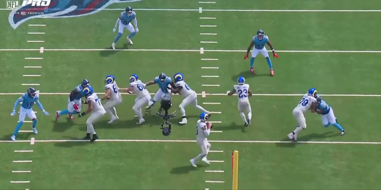 cover for Watch the goalpost cam capture Matthew Stafford's unreal pass to Davante Adams on 2nd and 10! 😲🏈 #NFLHighlights #MatthewStafford #DavanteAdams #EpicPlay