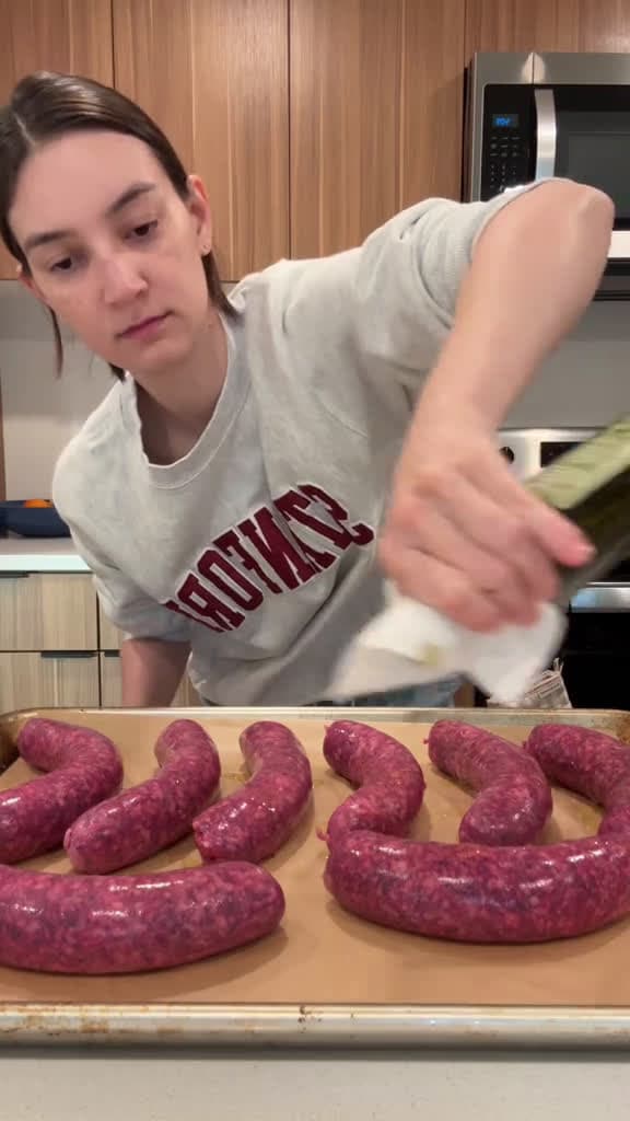 cover for Beet dill sausage for an easy dinner :)