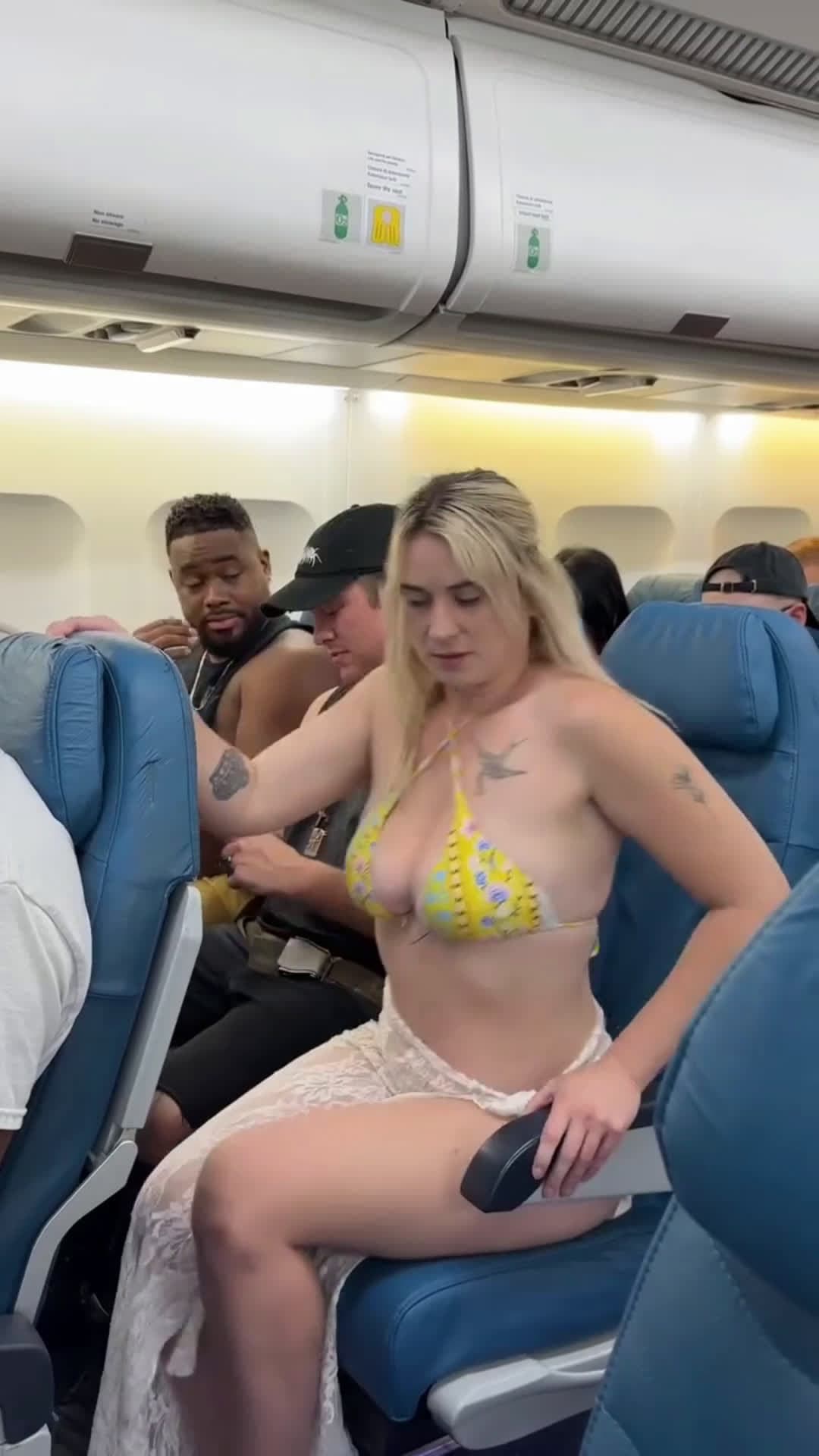 cover for Flight attendant made her cover up