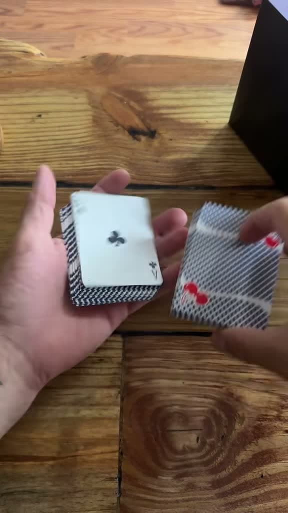 cover for Watch this insane pass move! ✨ #magictrick #sleightofhand #playingcards