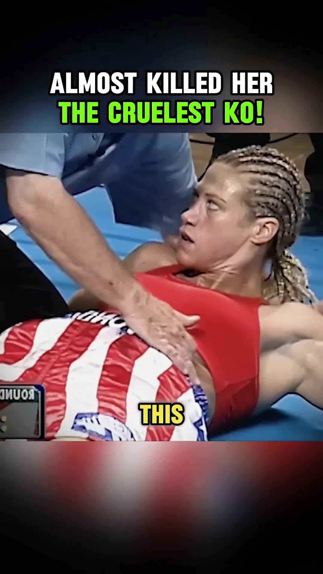 cover for That punch not only broke the unbeaten golden body, but also almost killed her#boxing #mma 