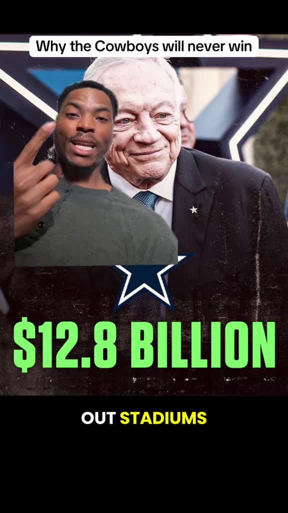 cover for The Cowboys: worth $12.8B, the richest NFL team—could that be why they don’t win? 🏈💰 #Cowboys #NFL #Sports #Viral