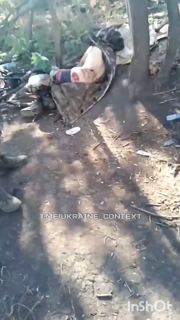 cover for Wounded Russian soldier in his underwear after Ukrainian strike on a vehicle 🚨 #UkraineConflict #WarFootage #BreakingNews