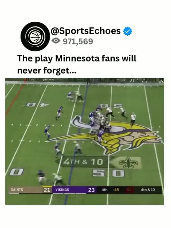 cover for 61 yards, 10 seconds, and a miracle! Witness the legendary Minneapolis Miracle that shocked the NFL. 🏈✨ #MinneapolisMiracle #Vikings #NFLHistory