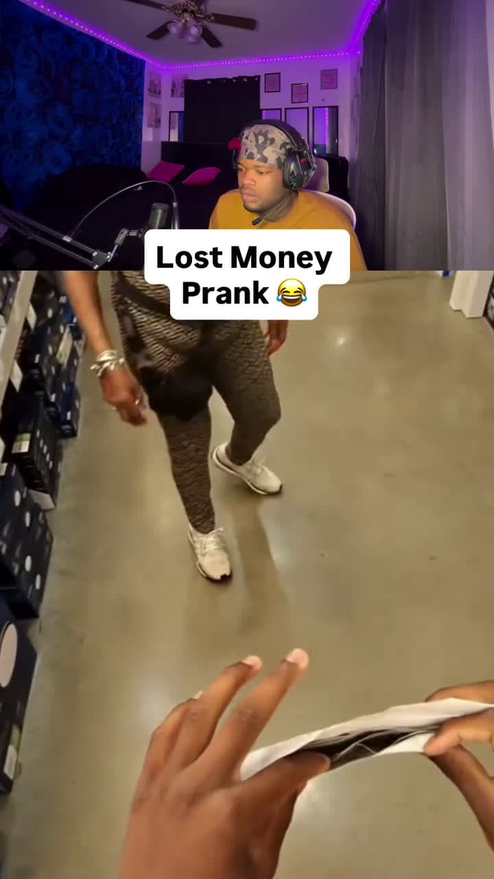 cover for #FirstVideoChallenge Lost Money Prank