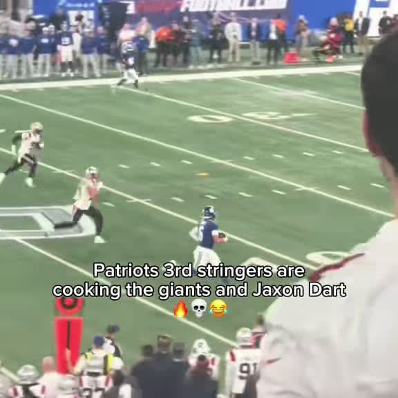 cover for Patriots dominate the Giants! 🔥 #NFL #Patriots #Giants #JAXONdart
