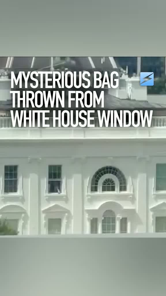 cover for Mysterious bag tossed from White House second floor lands in restricted zone—what’s inside? No official word yet! 👀 #WhiteHouseMystery #LaborDay #Unexplained