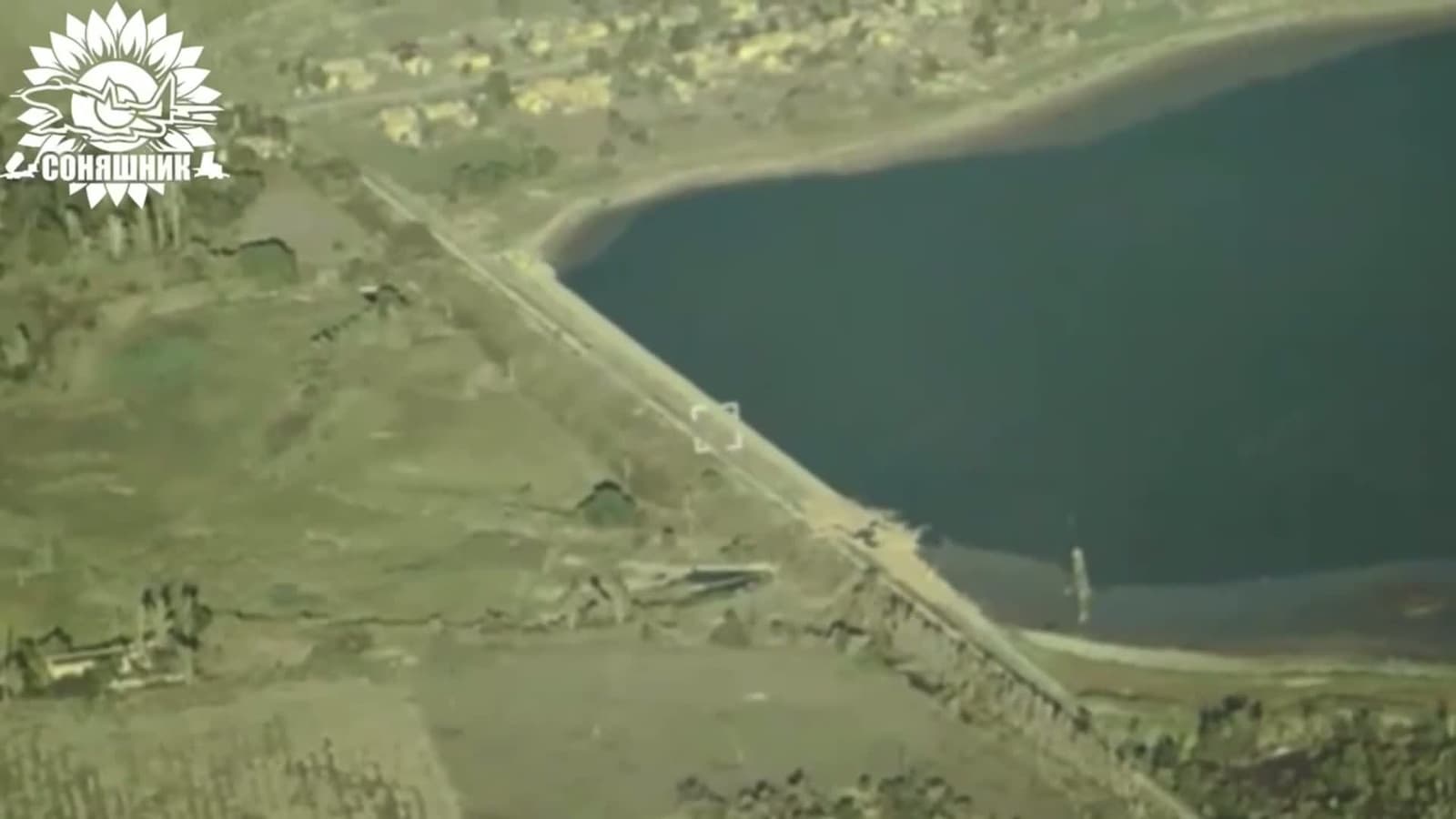 cover for Ukrainian MiG-29 destroys key Russian logistics dam with precision AASM HAMMER bomb in Donetsk ⚡️ #UkraineWar #MiG29 #PrecisionStrike #Donetsk #Military
