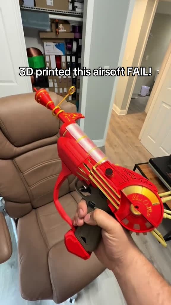 cover for POV: your airsoft pew shoots dreams, not BBs 💔 #airsoft #3dprinting #fail #foryou