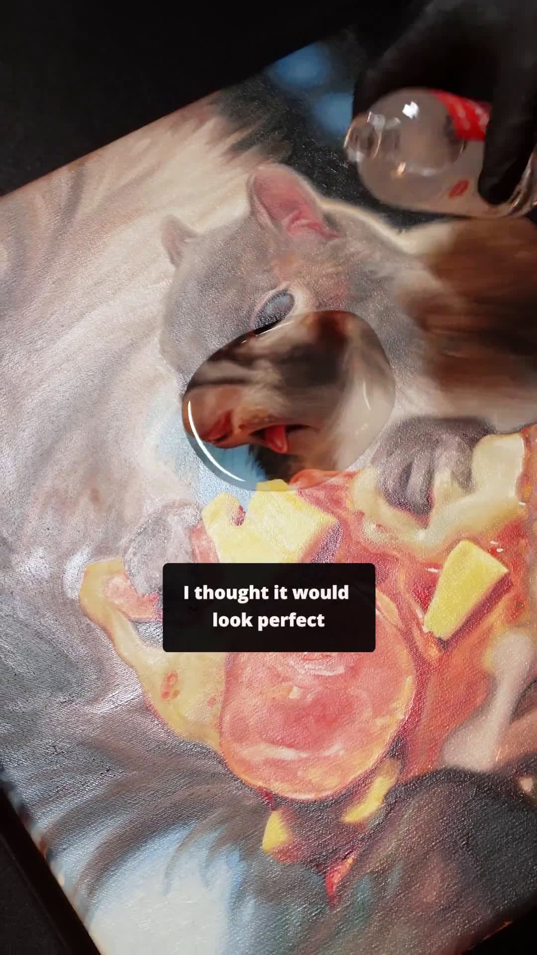 cover for Watch the magic of varnishing an oil painting come to life! 🎨✨ #OilPainting #ArtProcess #Varnishing #ArtTips