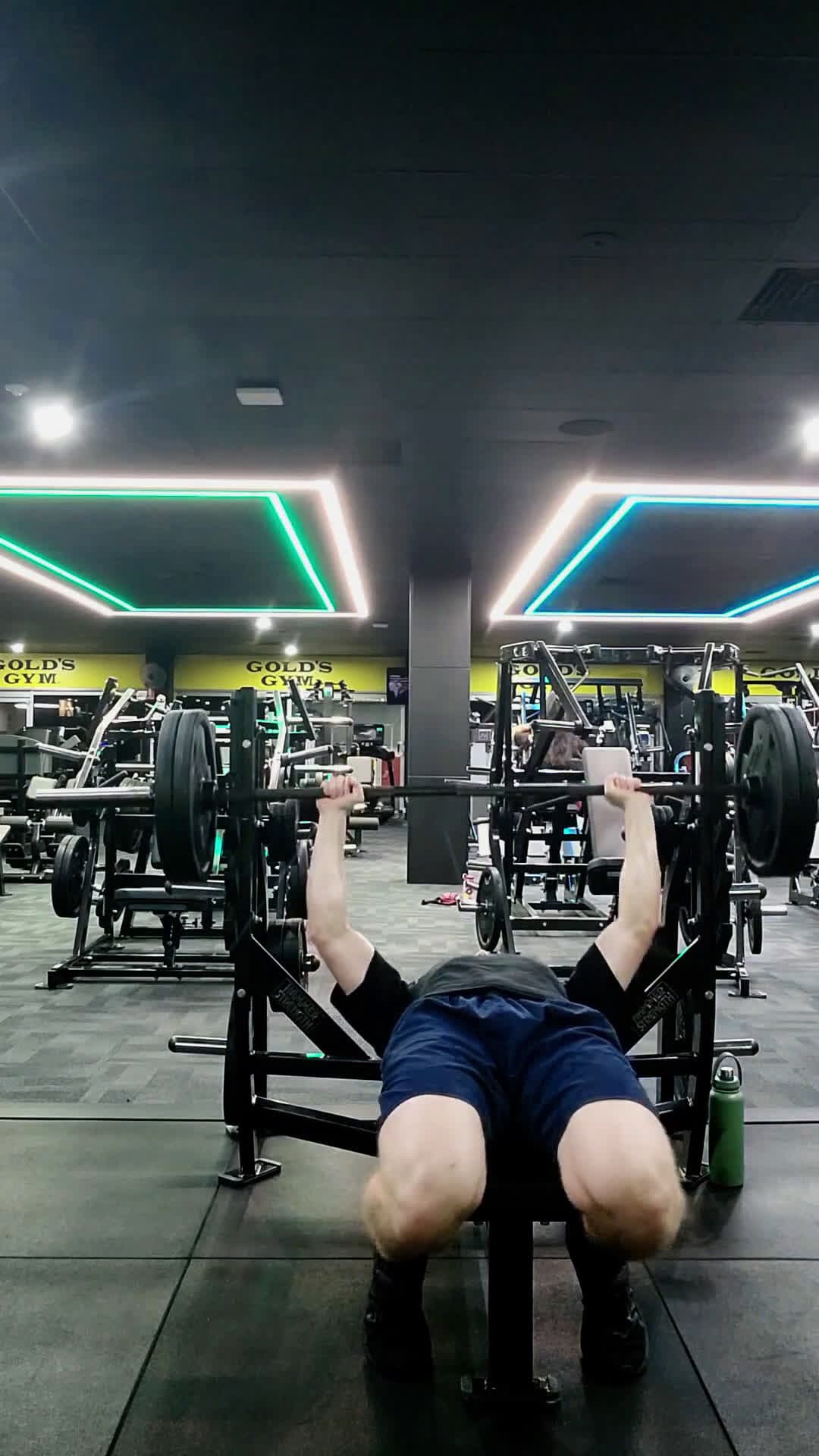 cover for 19yo hitting a solid 100kg bench press! How's the form? 💪 #BenchPress #GymCheck #FitnessGoals