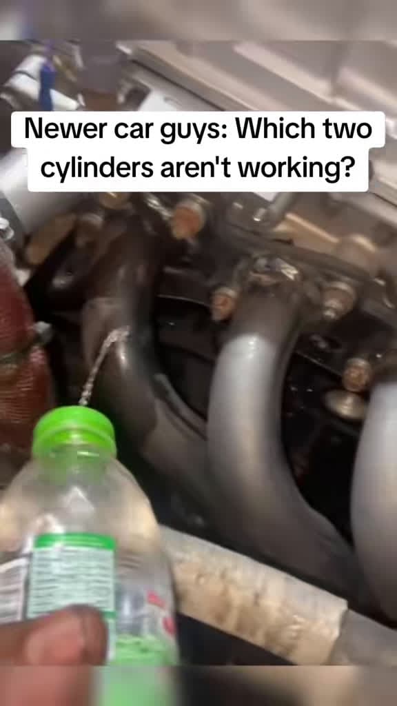 cover for Diagnose engine misfires fast! Use water or a temp gun to find the cold exhaust – that's your problem cylinder. 🔥 #carhacks #mechanictips #carrepair