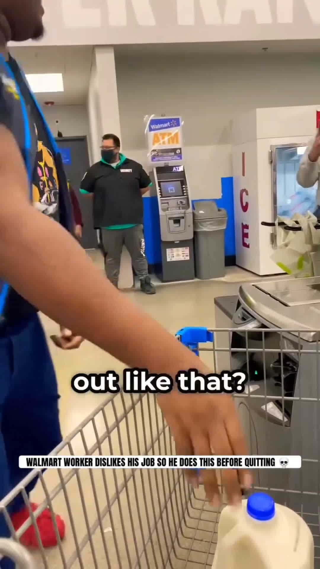 cover for That NPC Ahh Run 🤣 Ain't No Way He Quit His Job Like This #publicfreakout #walmart #scoopz #toofunnytoscroll 