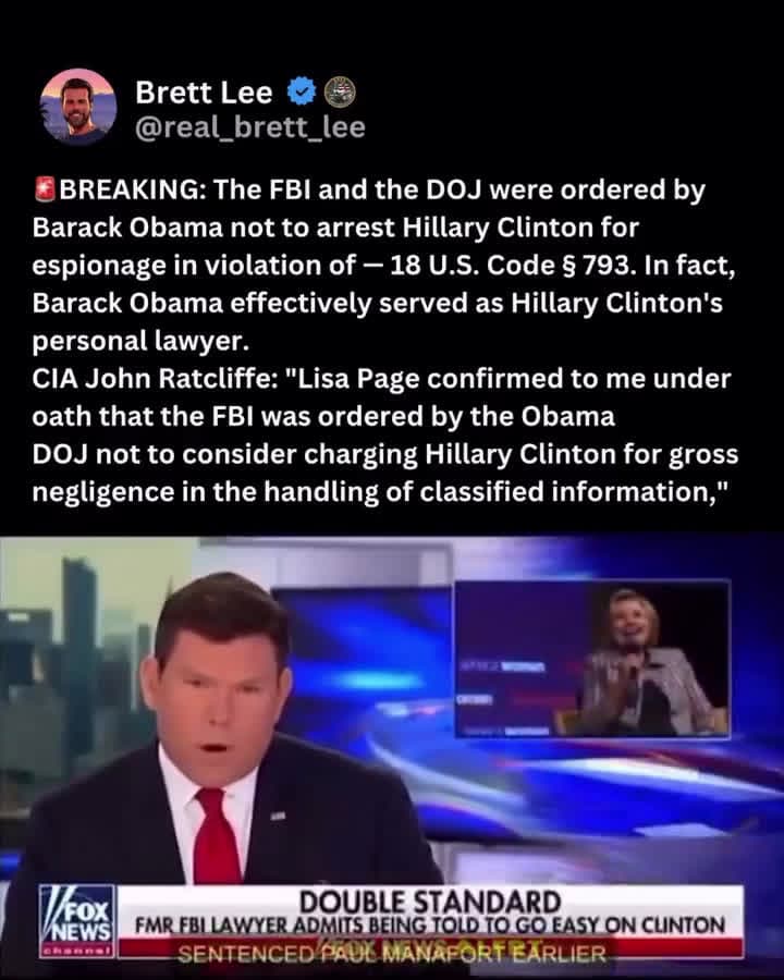 cover for Was Hillary Clinton protected from arrest for alleged espionage? Discover the Obama connection 👀 #Politics #FBI #DOJ