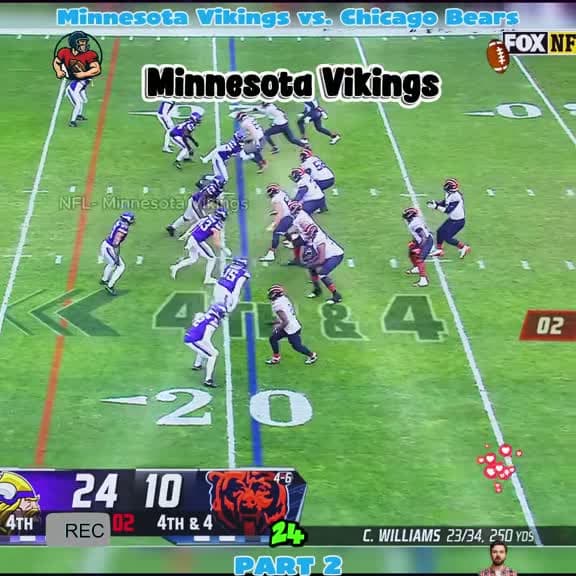 cover for 🔥 Minnesota Vikings vs Chicago Bears | Week 12 2024 Highlights! #NFL #Vikings #Bears #NFL2024
