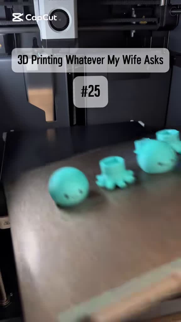 cover for Printed some octopuses and gave them sunglasses for extra cuteness! Are they adorable or what? 🐙😎 #3dprinting #cute #fidgettoy