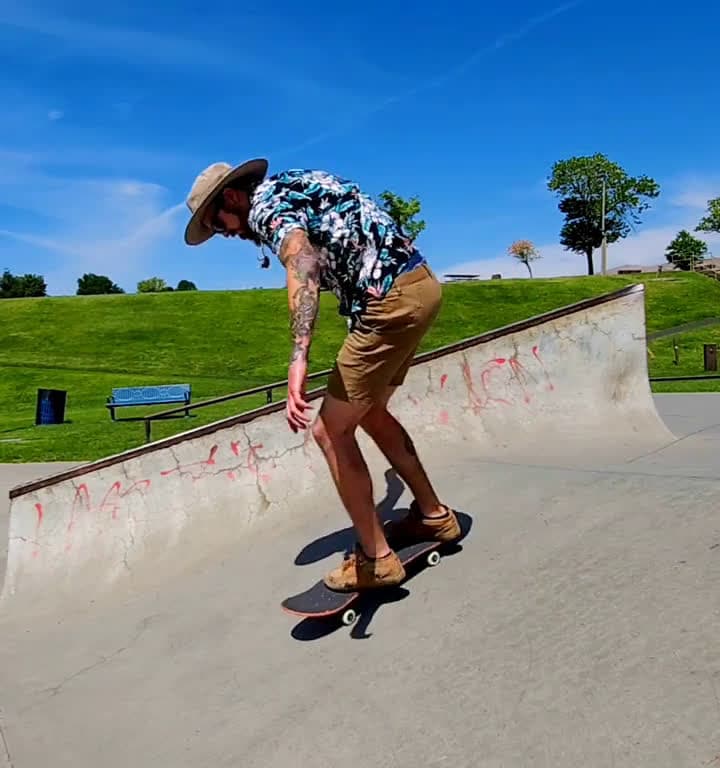 cover for Back-to-back nollie backside heels on the bank! 🔥 #Skateboarding #NollieHeelflip #StreetSkating