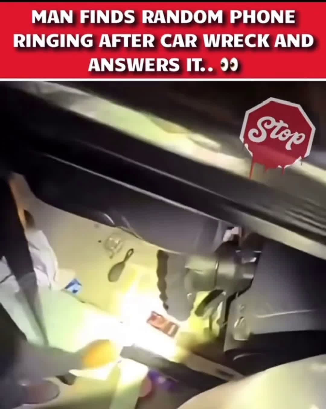 cover for Finding Phone Ringing After Car Wreck And Driver Ran.. Bystander Answers The Phone.. #amazing  #viralvideo  #fyp  #scoopz  #reels #shorts 