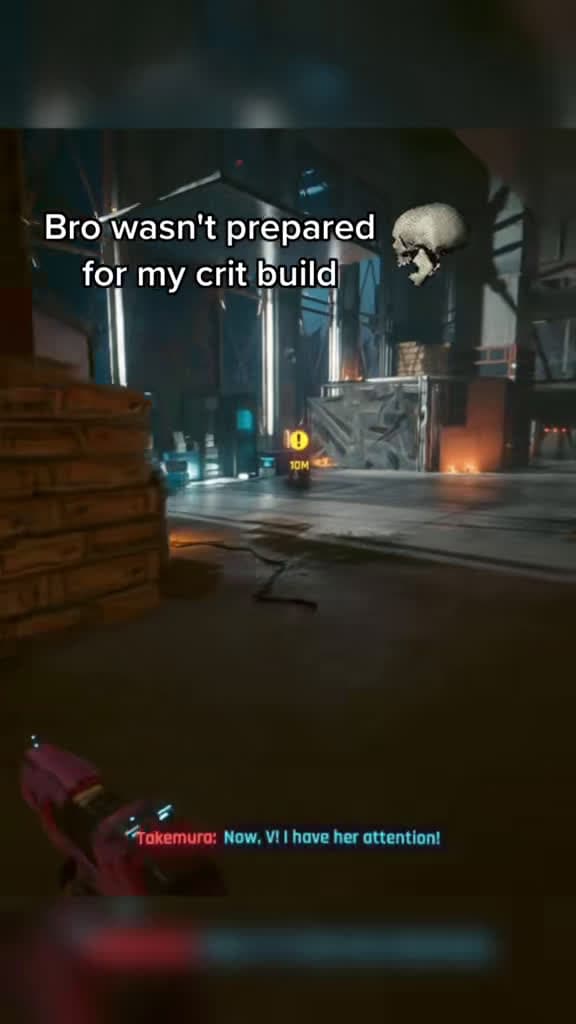 cover for When your crit build hits different 💥 #Cyberpunk2077 #GamingMemes #AnimeVibes