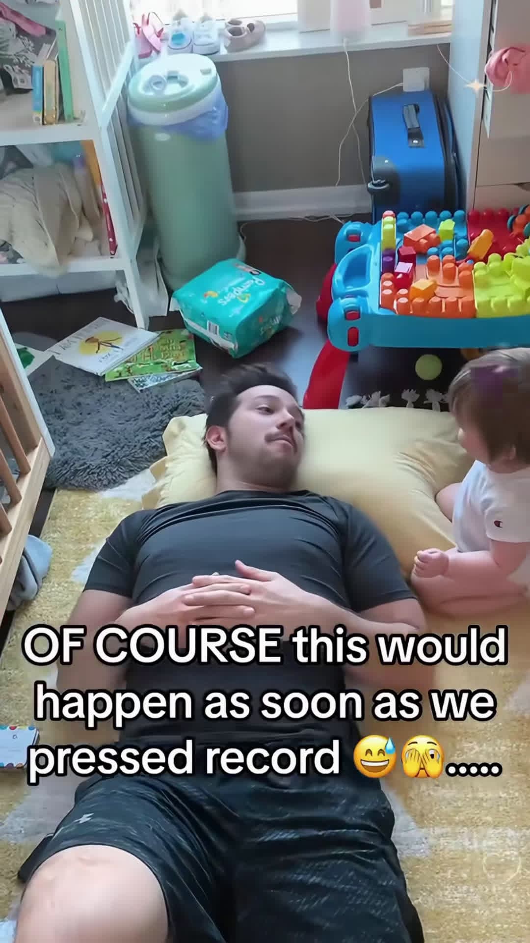 cover for Baby funny with papa