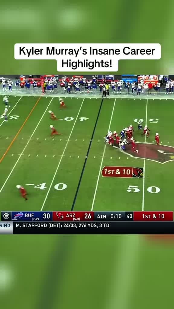 cover for Watch Kyler Murray's most jaw-dropping NFL moments! 🏈 #KylerMurray #NFLHighlights #Football