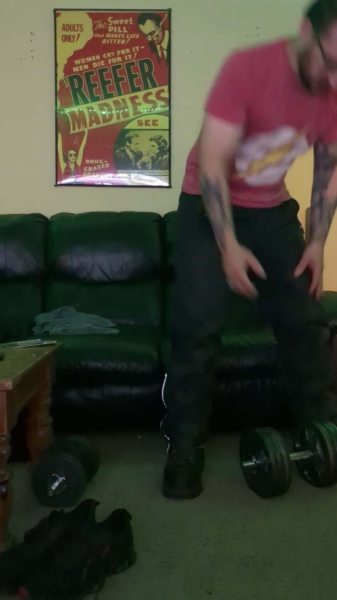 cover for Morning grind: standing dumbbell curls at 60 lb before work 💪 #gym #morningworkout #fitness #gains