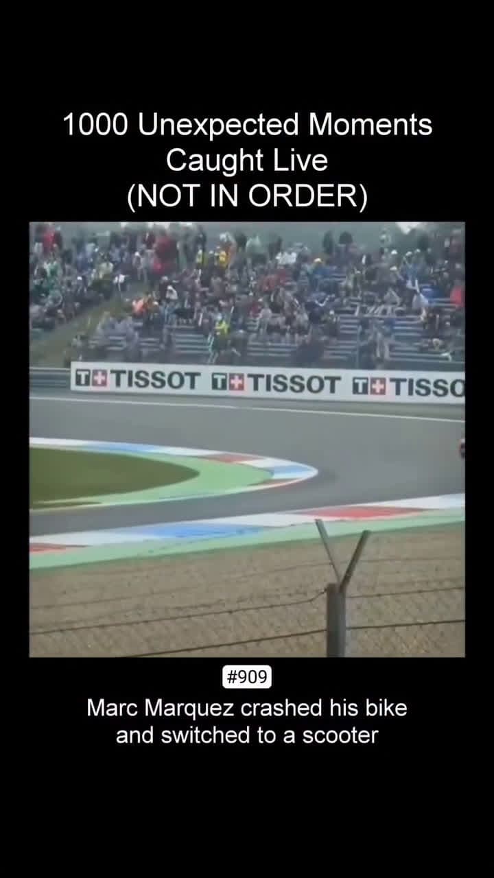 cover for #UnpopularOpinion During the 2016 MotoGP German Grand Prix at Sachsenring, Marc Marquez experienced a crash and, in a memorable moment, borrowed a scooter to get back to the pits after realizing marshals were too far away.  
