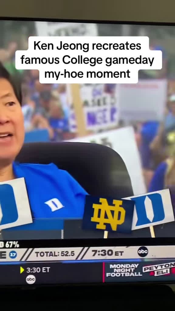 cover for Ken Jeong is my favorite on ESPN College GameDay! 🔥 #KenJeong #ESPNCollegeGameDay #Duke #CollegeFootball