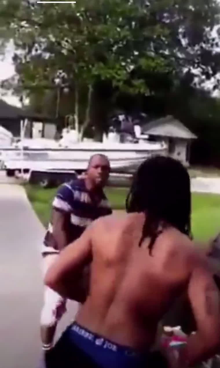 cover for #FirstVideoChallenge unc teaches his nephew a lesson and knocks him out for playin with him😂💯 #fight