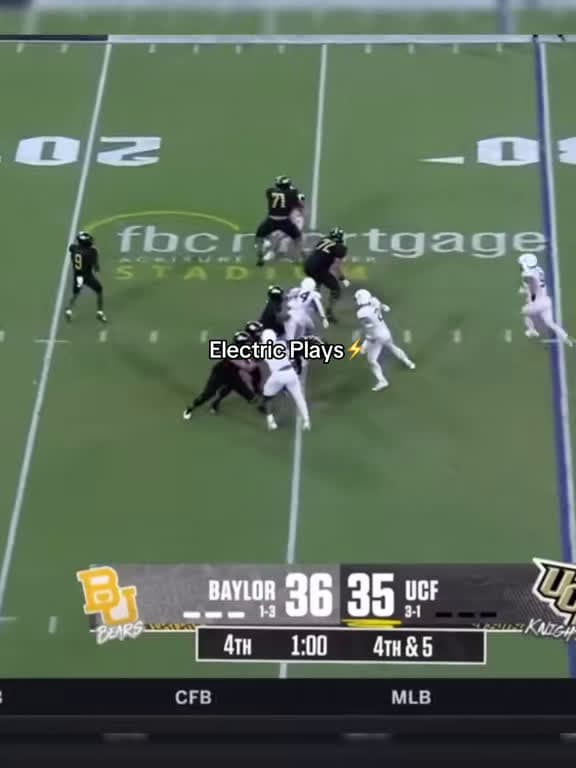 cover for Electric plays that sparked the crowd ⚡🔥 College football at its clutch moments. #CollegeFootball #FootballHighlights #BigPlays #ClutchMoments