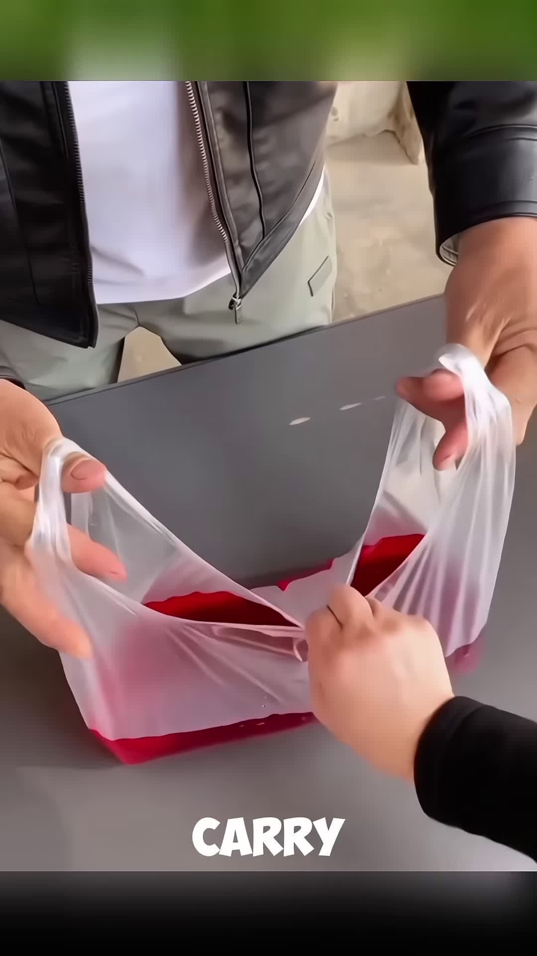 cover for Unique Method Of wrapping Plastic Bag