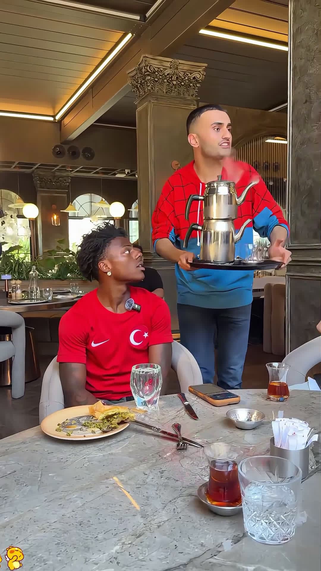 cover for #funnyclips#The waiter's prank🤣🤣 #prank #funny #funnyvideos #funnymoments #foryou #fyp#tiktok