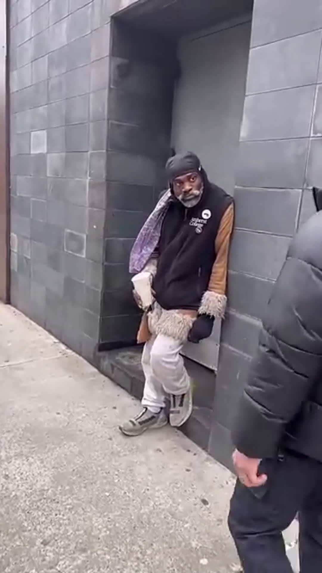 cover for Homeless Man In Shock After Stranger Did THIS.. 😳
