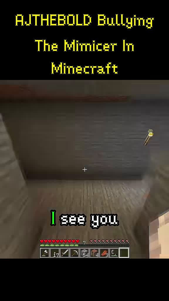 cover for AJTHEBOLD vs The Mimicer – Watch this hilarious Minecraft boss battle! 😂 #Minecraft #Gaming #BossFight