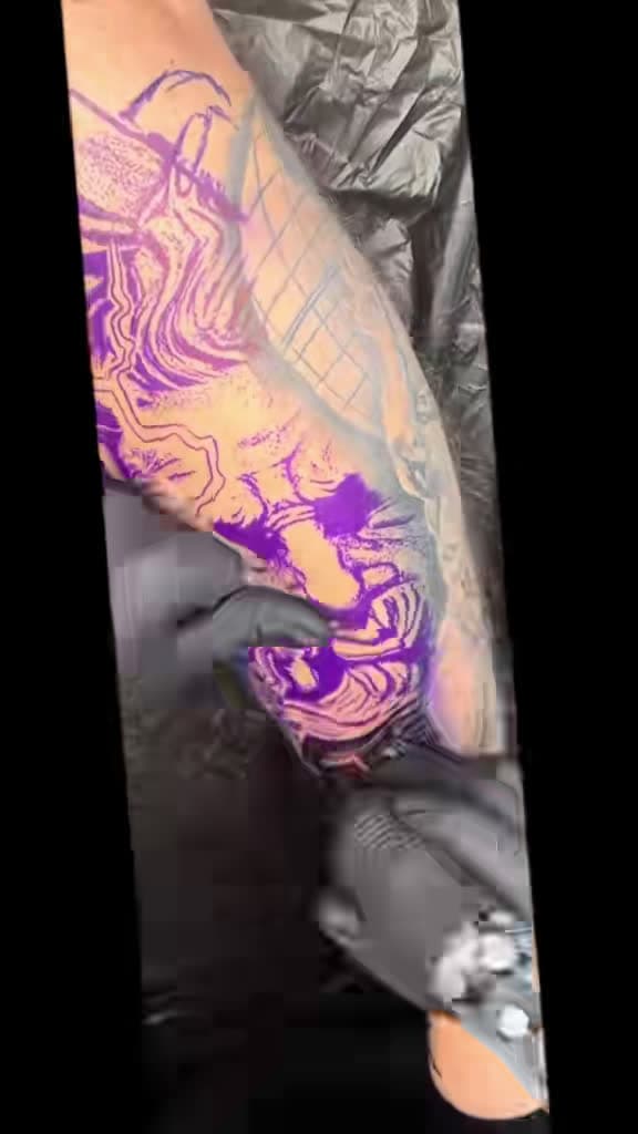 cover for Watch this stunning tattoo sleeve come to life in a quick time lapse! 🕰️ #TattooArt #Realism #GreekGod