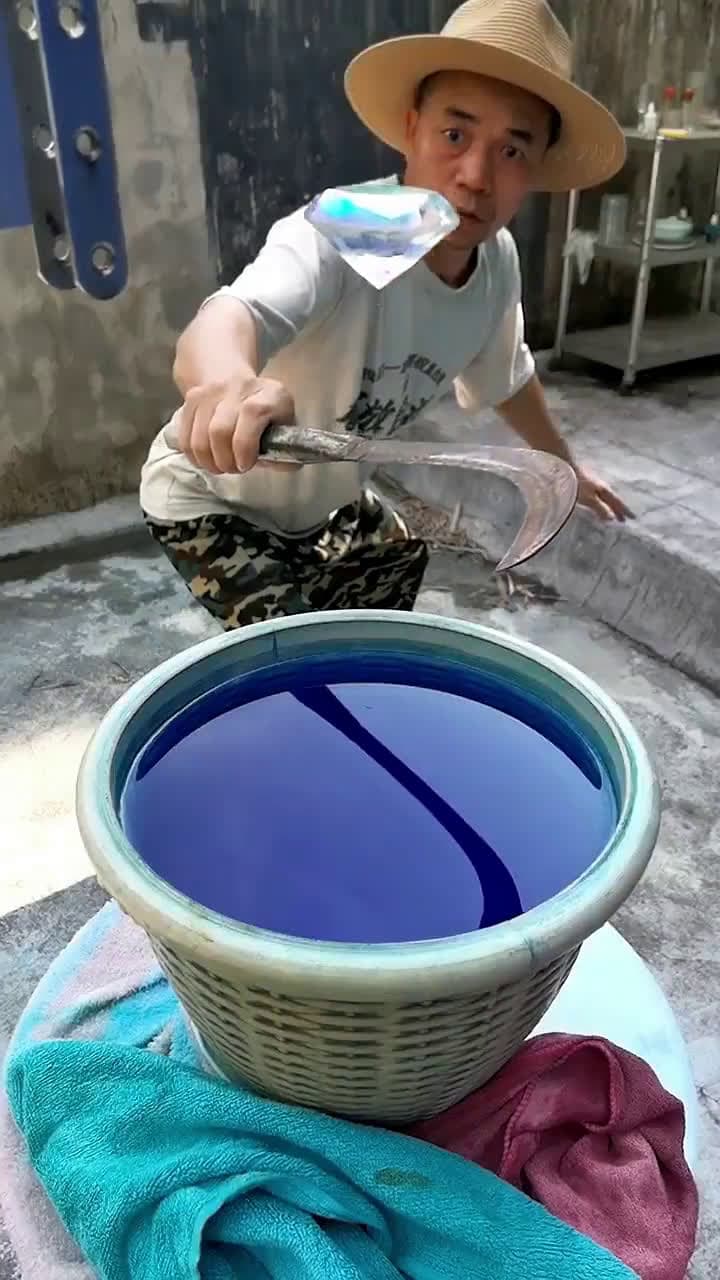 cover for Watch as water is sliced in mesmerizing slow motion! 🌊🔪 #SlowMo #Satisfying #WaterCutter