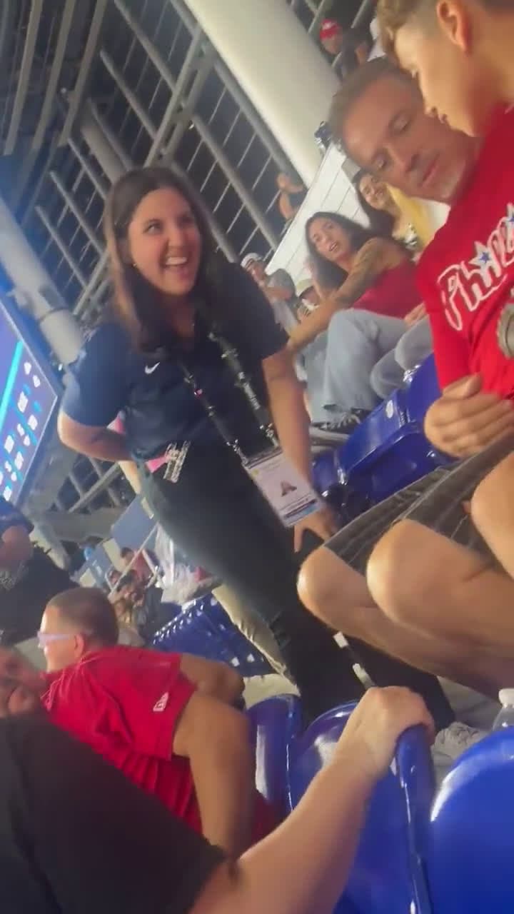 cover for Marlins gift boy gets a goodie bag after his home run ball was stolen ⚾🎁 #Marlins #HomeRun #GoodieBag #BaseballMoments