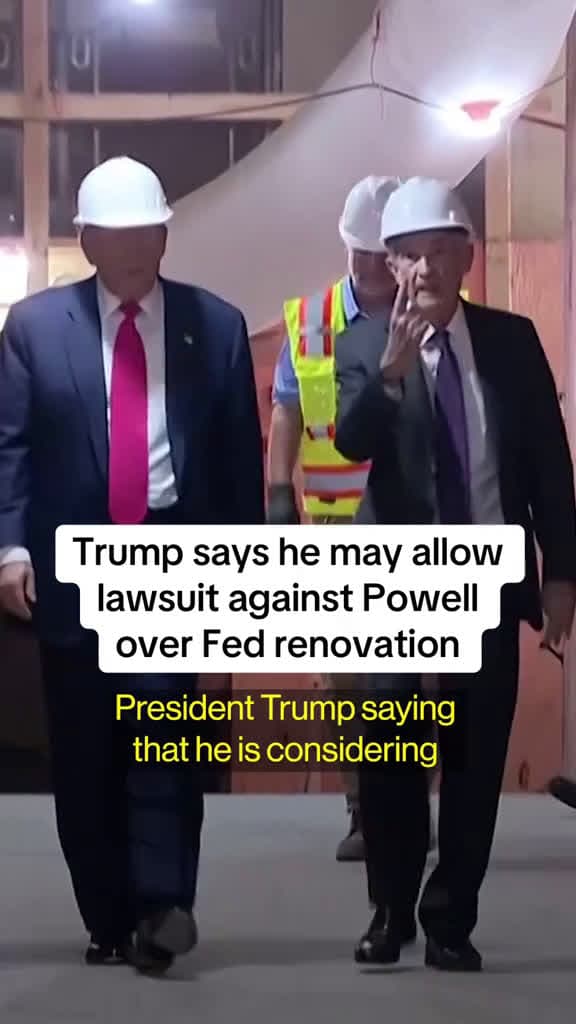 cover for Trump Weighs Lawsuit Against Powell Over Fed Changes