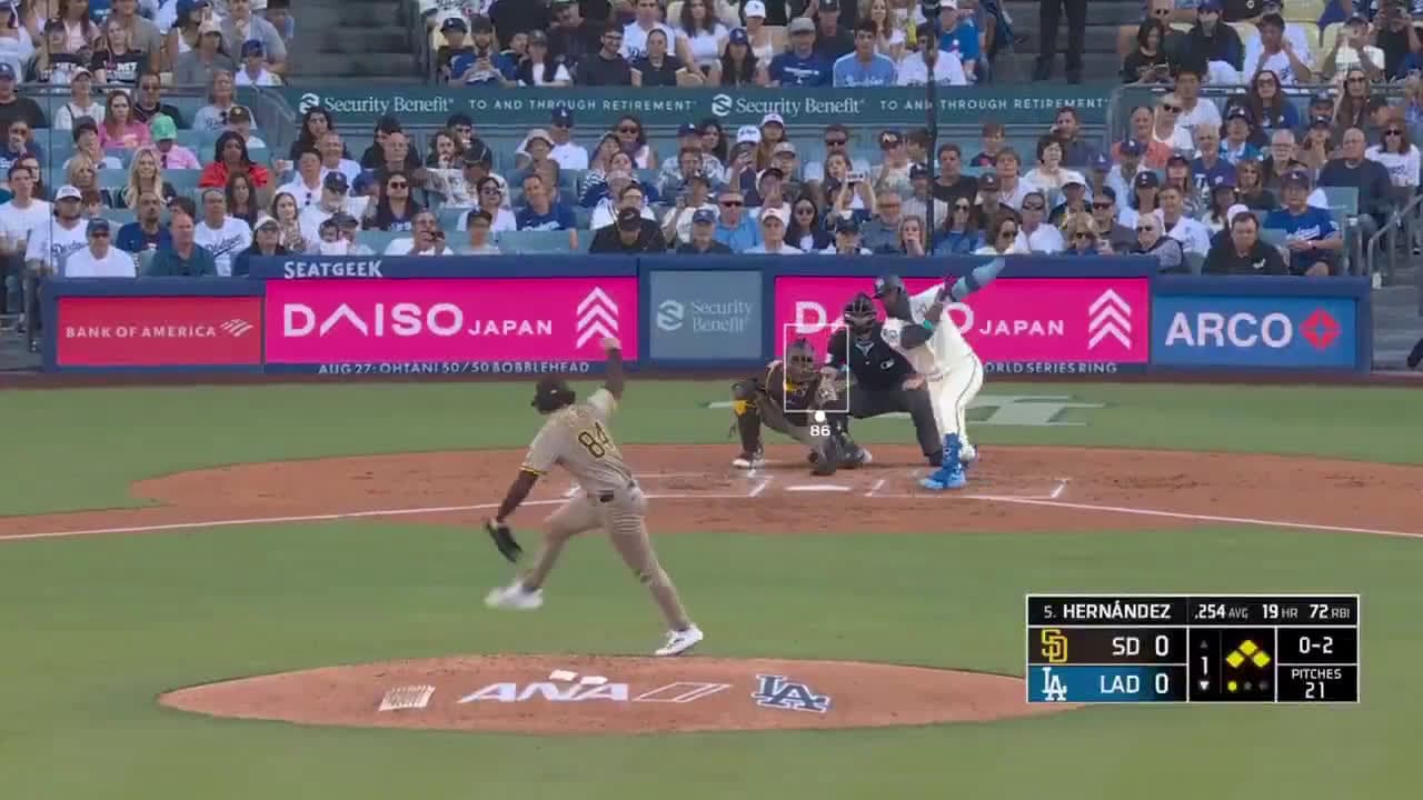 cover for Hernández lifts the Dodgers with a sac fly, then Conforto drives in a 2-run single to push it to 3-0 in the 1st. 🔥⚾️ #Dodgers #MLB #BaseballHighlights #Conforto